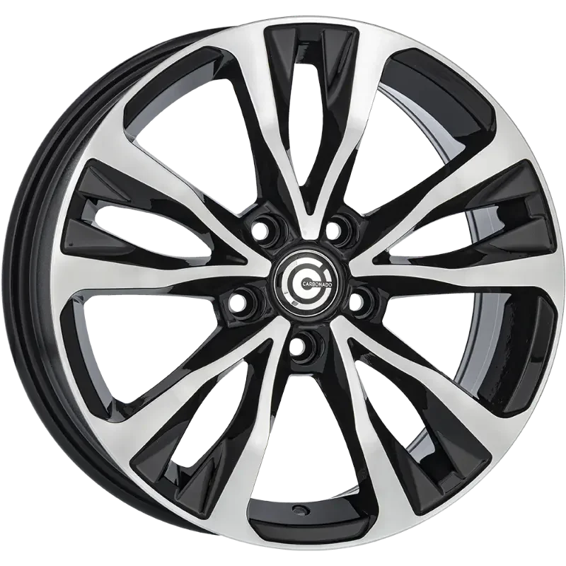 Carbonado Osaka Black Polished 7,00x17 5x114,30 ET45,00