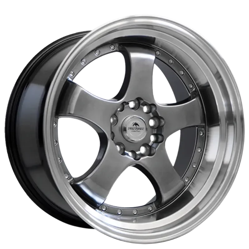 FORZZA Flamber Hyper Black Lip Machined 8,50x18 5x114,30 / 5x120,00 ET25,00