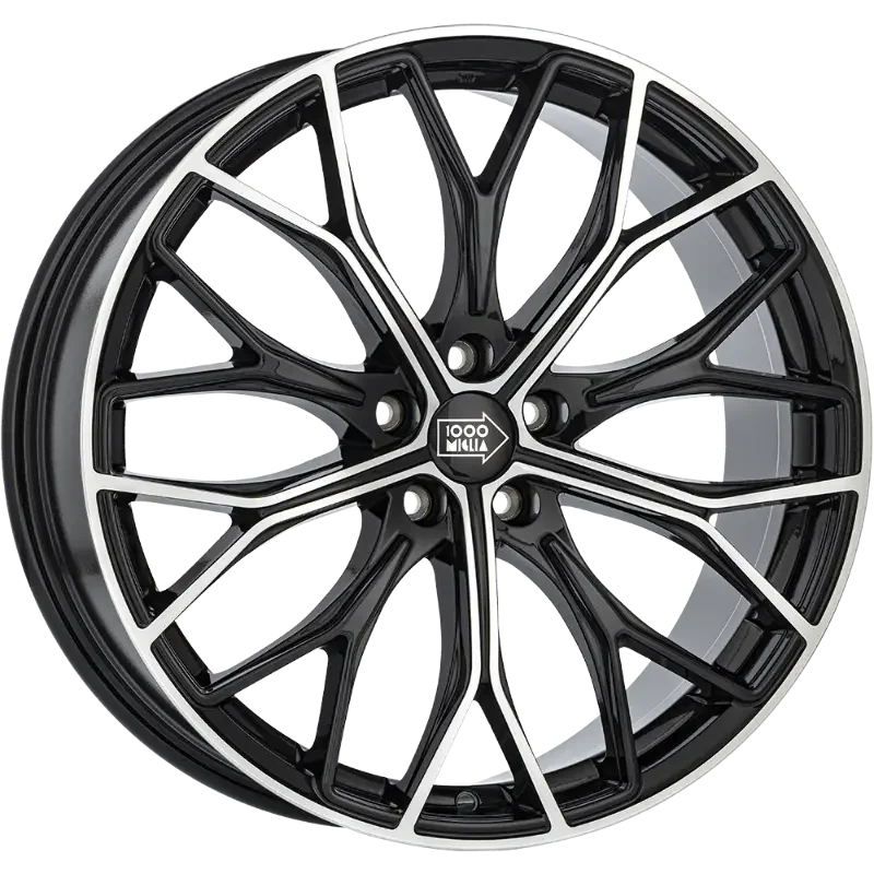 Mille Miglia MM1003 Black Polished 8,00x19 5x108,00 ET45,00