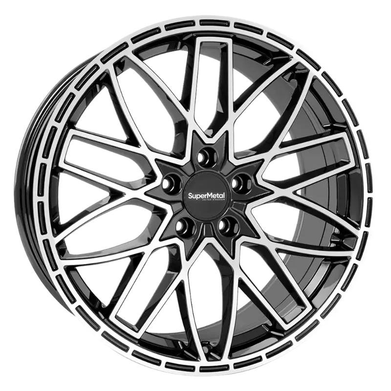 SuperMetal Vane Black polished 8,00x20 5x160,00 ET50,00