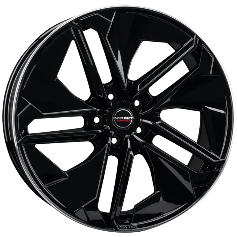 Borbet TX black rim polished 9,00x21 5x120,00 ET45,00