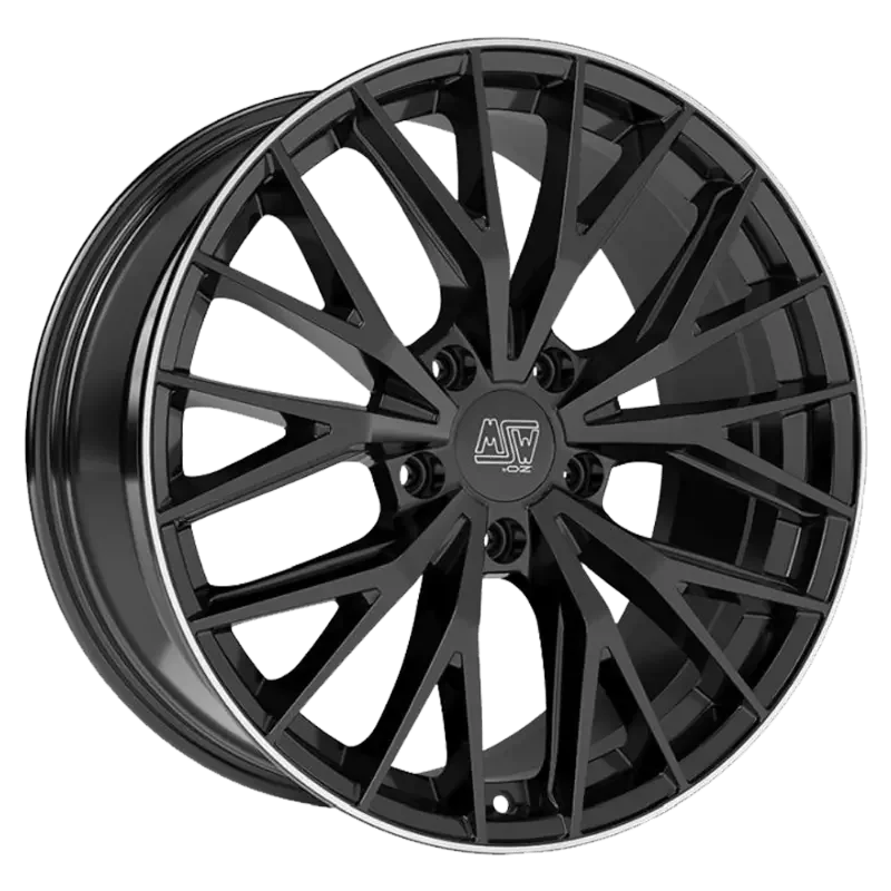 MSW 44 Gloss Black Diamond Lip 8,50x20 5x108,00 ET40,00