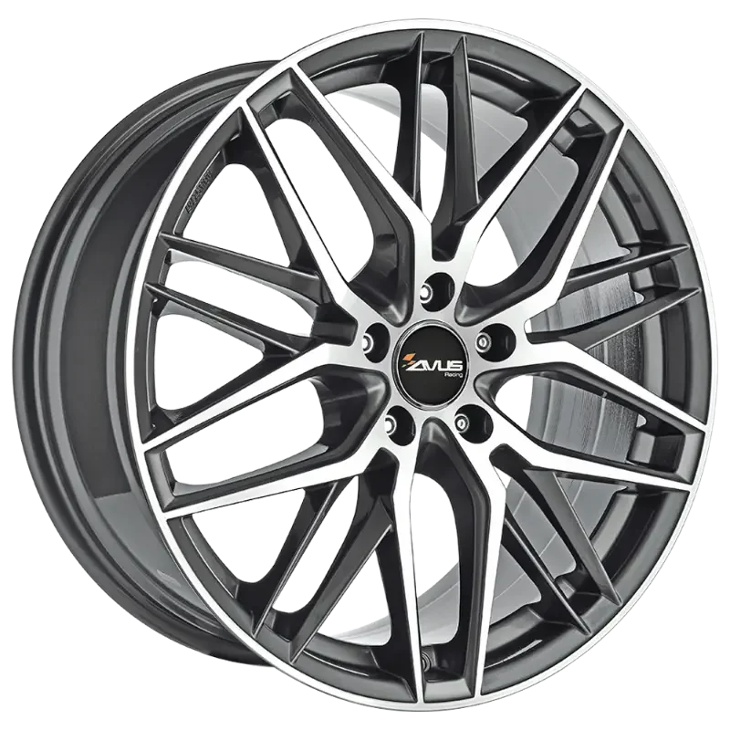 AVUS Racing AF19 - Anthracite Polished 8,00x18 5x112,00 ET35,00