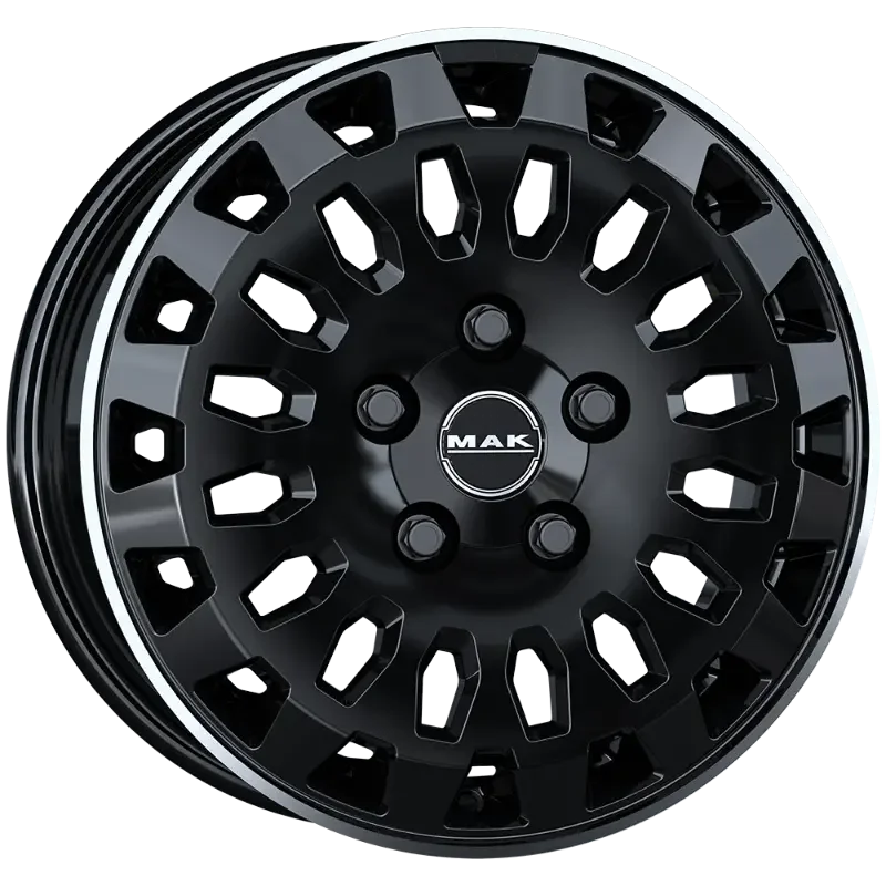 MAK Overland Black Mirror Lip 6,50x16 6x120,00 ET51,00