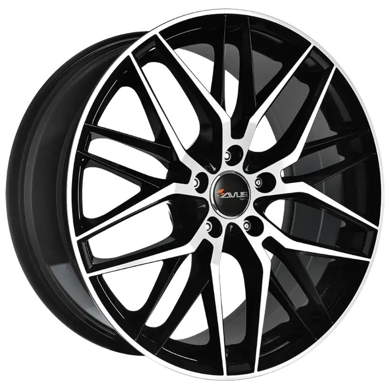 AVUS Racing AF19 - Black Polished 8,00x18 5x112,00 ET30,00