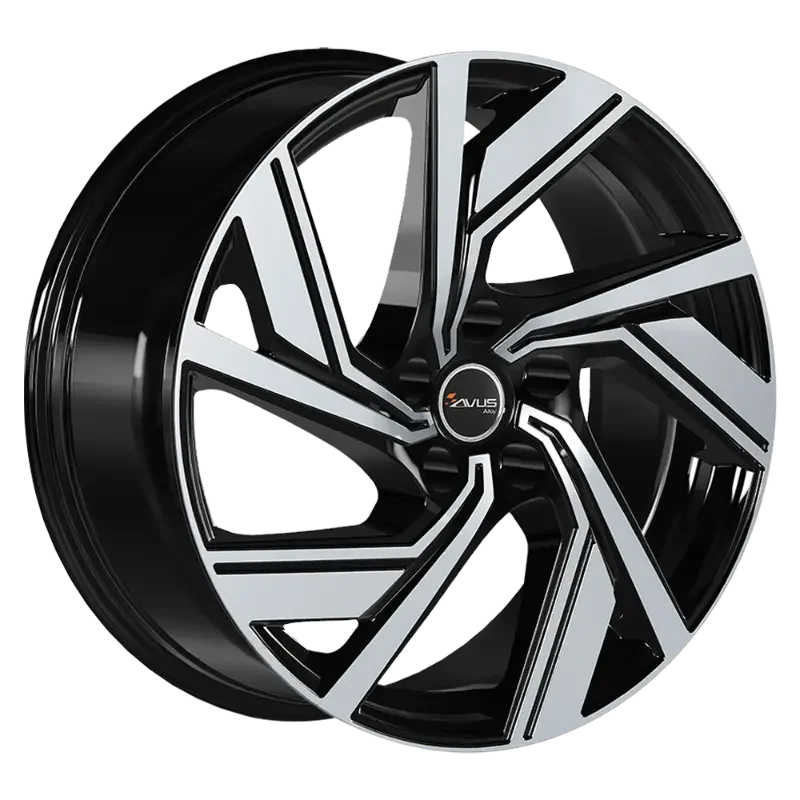 AVUS Racing AC-521 - Black Polished 7,50x18 5x112,00 ET50,00